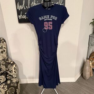 Daily Practice by Anthropologie Graphic Maxi Dress NWT